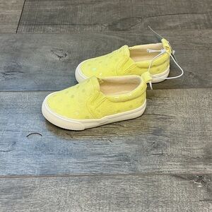 Cat & Jack Yellow Kids Slip-On Sneakers